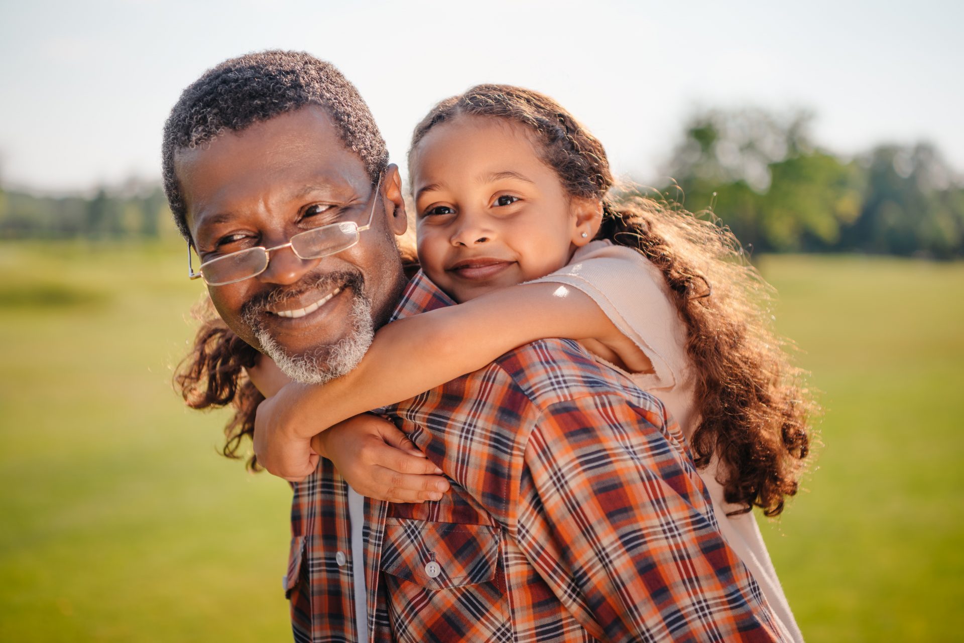 african american grandpa and granddaughter african american grandpa and granddaughter