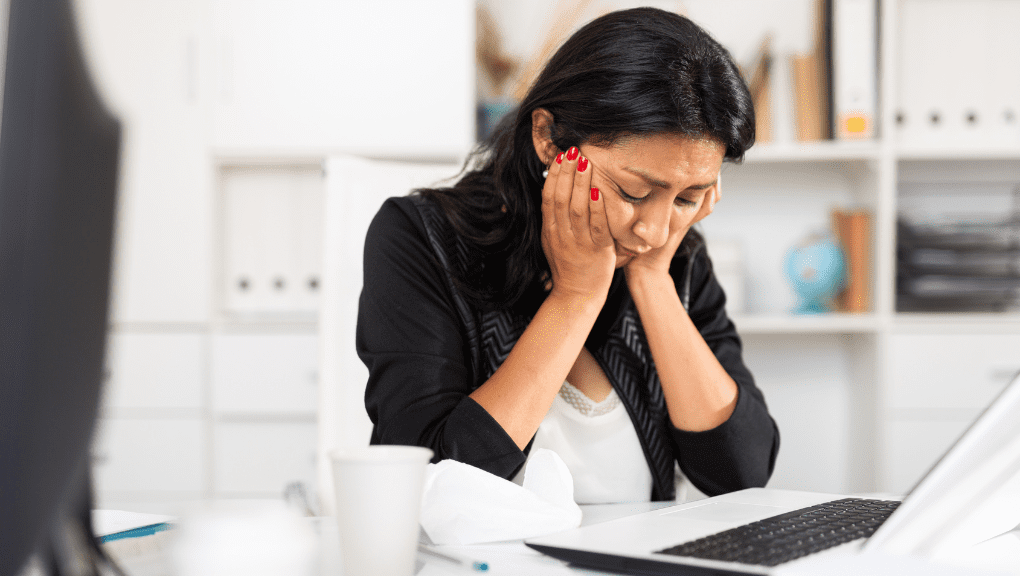 Featured Images for Blog (2) woman having depressive episode at work